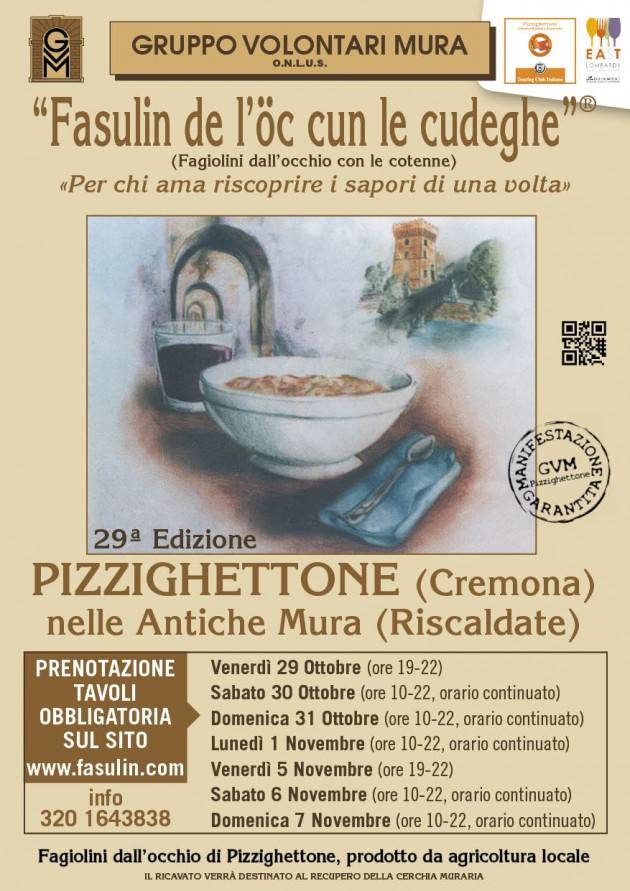 Pizzighettone 29^ Fasulin de l'òc cun le cudeghe 2021 Casematte Mura via Boneschi 