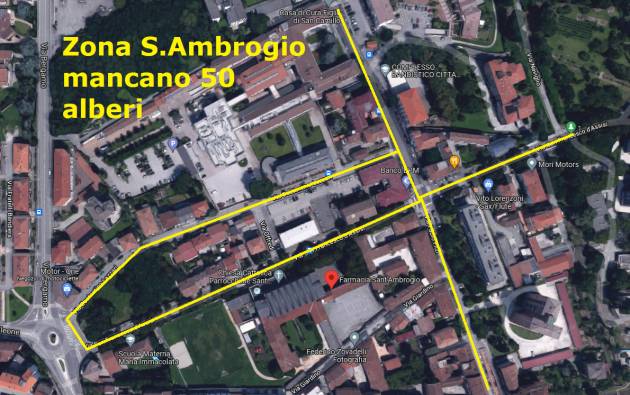 (CR) Alberi Tagliati - 20 via Postumia; - 60 Zona Sant Ambrogio; (tot. -877)