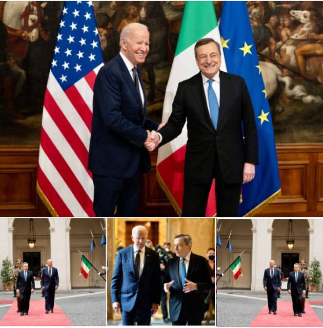 Palazzo Chigi - Presidenza del Consiglio dei Ministri  Draghi incontra Biden