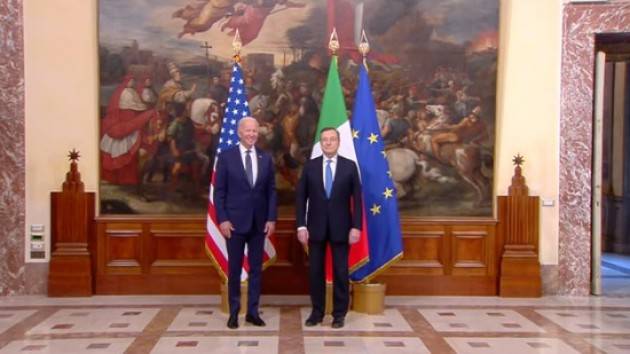 Draghi incontra il Presidente Usa Biden