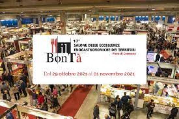 Cremona Fiere 'il BonTà…ci voleva!' Si chiude il 1 novembre  Ingresso gratuito