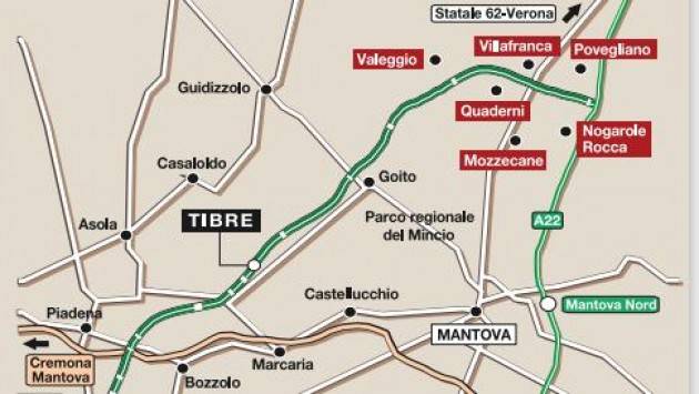 M5S Ribadisce  contrarietà alla TBRE ed all’autostrada Cremona-Mantova