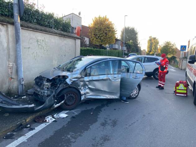 CREMA  SCHIANTO A SAN BERNARDINO: 5 FERITI