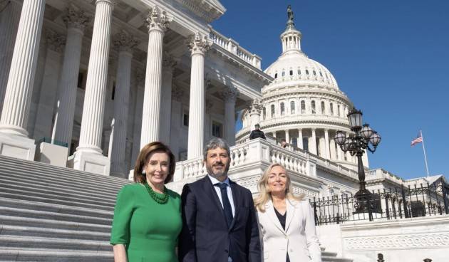 Il presidente della Camera Fico in visita a Washington DC