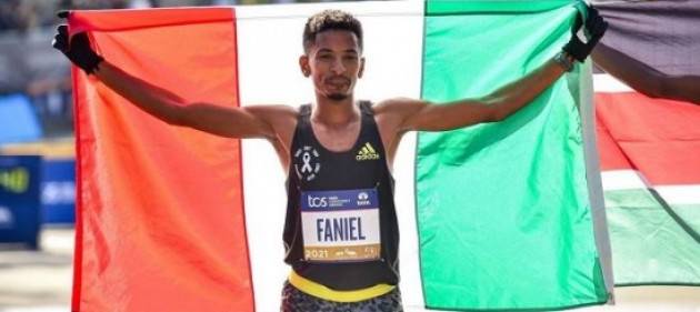 Eyob Faniel riporta l'Italia sul podio della Maratona di New York