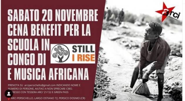 ARCI PERSICHELLO RESENTAZIONE DELLA RACCOLTA FONDI A SOSTEGNO DI STILL I RISE