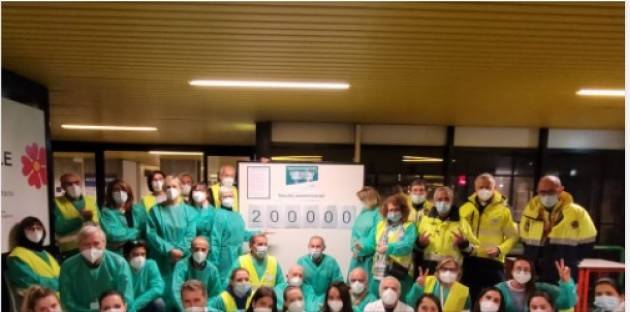 Stefania Bonaldi Soddisfatta : Raggiunte nell’ HUB Crema le 200.000 vaccinazione