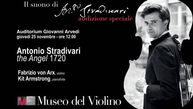 MDV audizione speciale Stradivari the Angel 1720  il 25 novembre