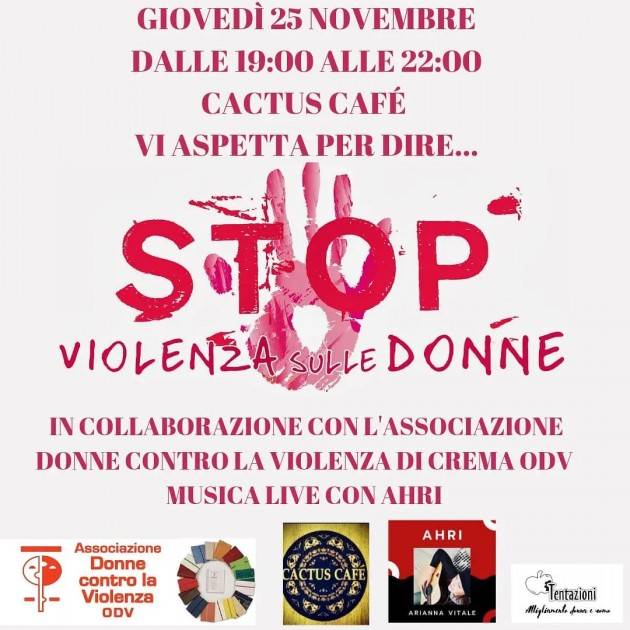 Donne contro la violenza di Crema Raccoglie Fondi Iniziativa a Castelleone