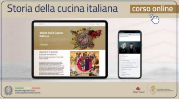 Nuovo corso online sulla ''Storia della Cucina Italiana''