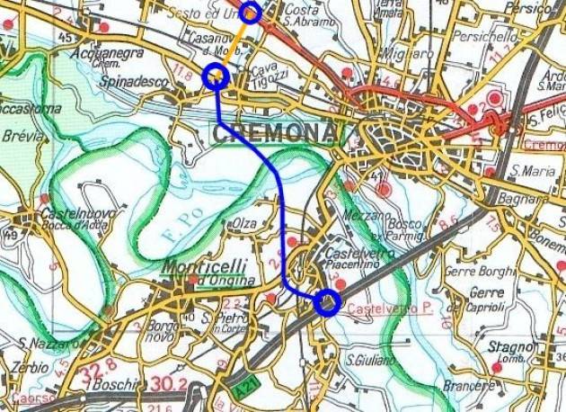 News sul Terzo ponte sul Po a Cremona: un' autostrada nella Golena 