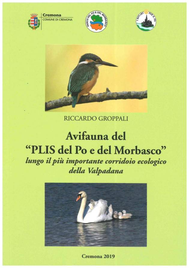 Cremona -14 dicembre presentazione libro Avifauna del PLIS  Po e Morbasco