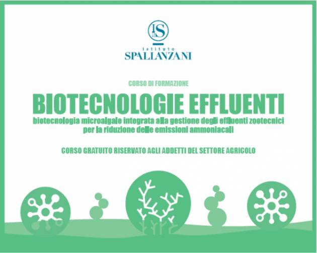 ISTITUTO SPALLANZANI IN UN CONVEGNO LE APPLICAZIONI CONCRETE DELLE MICROALGHE PER LA SOSTENIBILITÀ AMBIENTALE