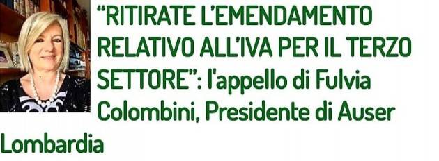 AUSER Iva al Terzo settore: quando la politica perde il senso