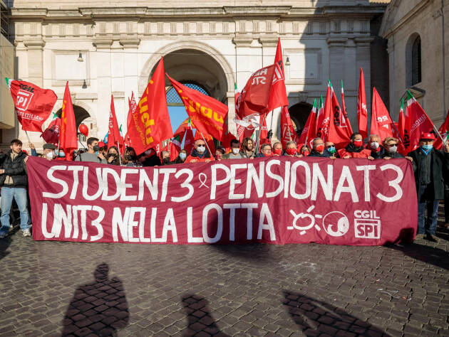 Pensionati e Giovani hanno partecipato assieme allo sciopero generale del 16 dicembre