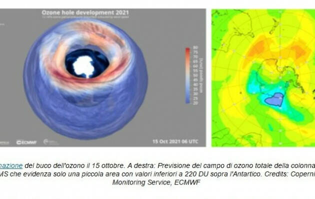 La chiusura del buco dell’ozono sta tardando anche quest’anno