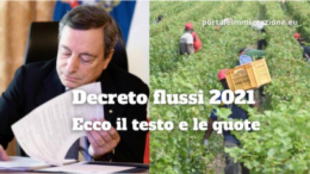 Coldiretti Lombardia Lavoro, decreto flussi 2021 salva i raccolti