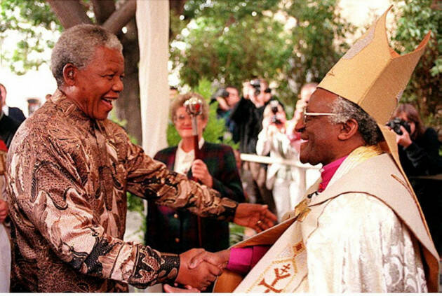 Sud Africa E’ morto a 90 anni Tutu il sostenitore di Nelson Mandela