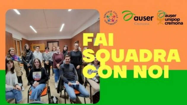 Auser Cremona Fai squadra con noi