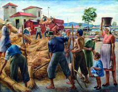 A Grosseto  rintracciato il grande dipinto di Catarsini del ‘Premio Cremona’ 1940