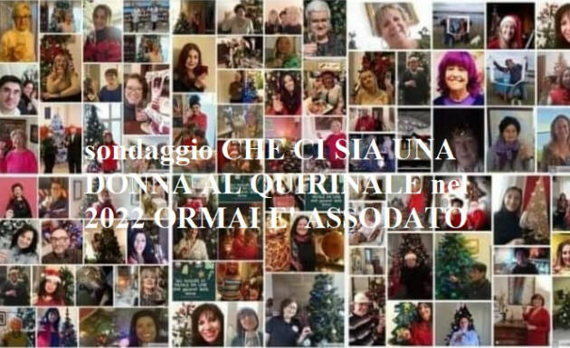 Isa Maggi  sondaggio CHE CI SIA UNA DONNA AL QUIRINALE ORMAI E' ASSODATO