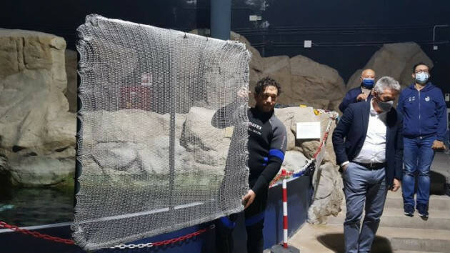 Reti in bioplastica biodegradabili in mare: all’Acquario di Livorno il test sperimentale