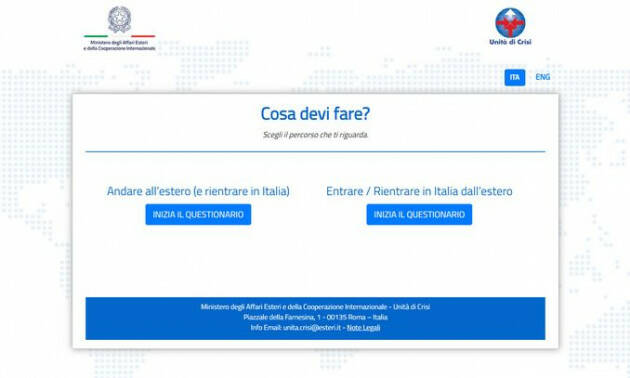 Premio ''Buone Prassi'' al questionario ''InfoCovid'' dell’Unità di Crisi