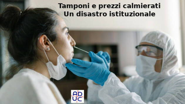 Tamponi e prezzi calmierati Un disastro istituzionale