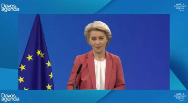 von der Leyen al Forum economico mondiale