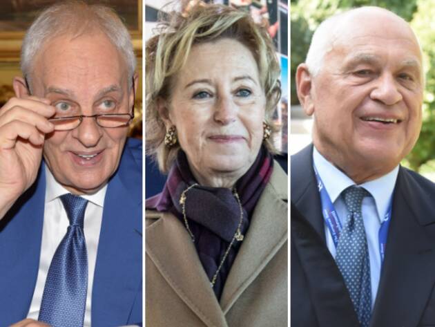 Nordio, Moratti e  Pera, sono i 3 candidati del centrodestra per la carica di presidente della Repubblica