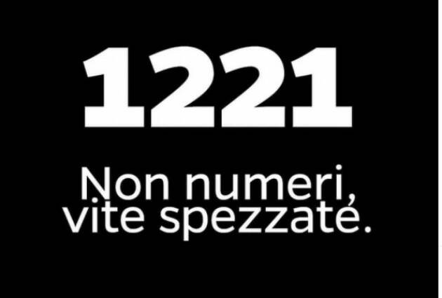 PD_Lombardia Sono 1221 decessi nel Paese in un anno, un morto ogni 7 ore.