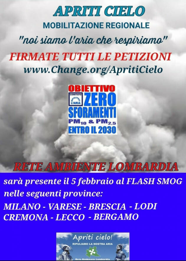 Flash smog Cremona -  5 febbraio