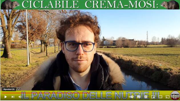  Ciclabile Crema-Mosi: il PARADISO DELLE NUTRIE | M5S Cremasco