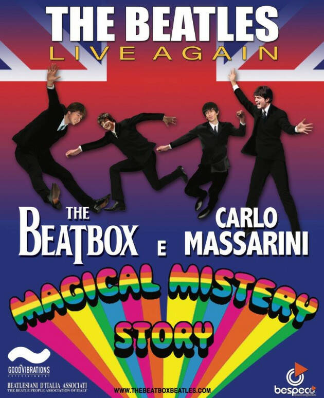 MAGICAL MISTERY STORY  LA MAGICA STORIA DEI BEATLES con   CARLO MASSARINI & THE BEATBOX