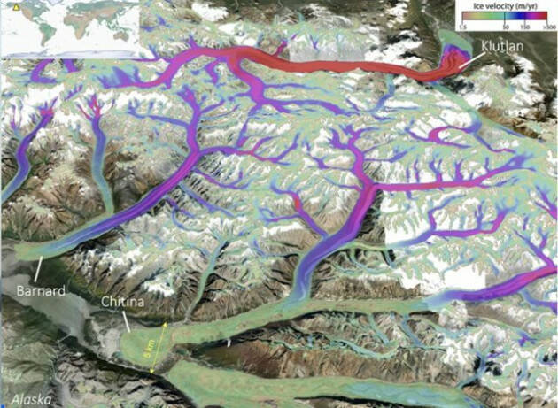 Il primo atlante mondiale per seguire lo scorrimento e l’evoluzione dei ghiacciai