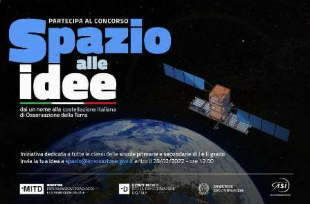 Al via il concorso per dare un nome alla costellazione italiana di Osservazione della Terra