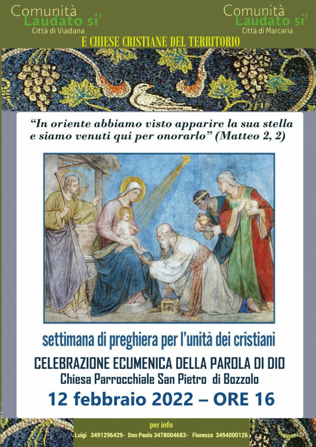 CELEBRAZIONE ECUMENICA BOZZOLO - 12 FEBBRAIO 2022