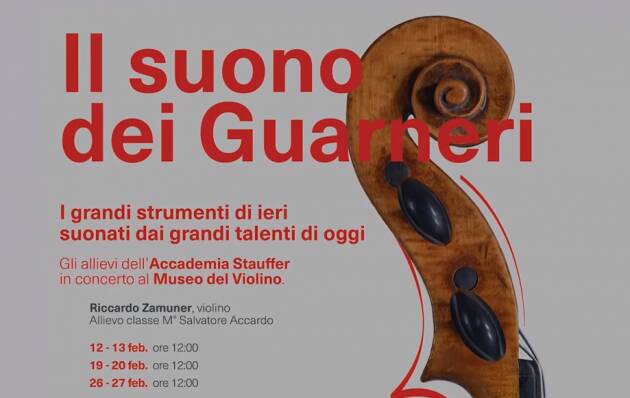 MDV Cremona IL SUONO DEI GUARNERI  il ciclo dei concerti