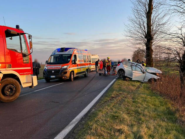 DOMENICA DI INCIDENTI NEL CREMASCO E CREMONESE : DIECI FERITI
