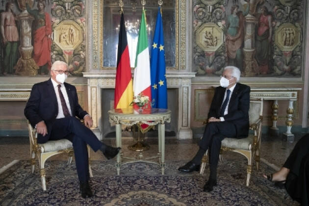 Il messaggio di Mattarella a  Steinmeier rieletto alla presidenza della Germania