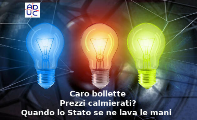 Caro bollette. Prezzi calmierati? Quando lo Stato se ne lava le mani