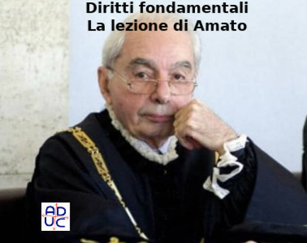 ADUC - Diritti fondamentali. La lezione di Amato