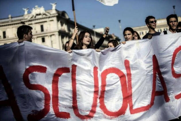 Manifestazioni studentesche in atto