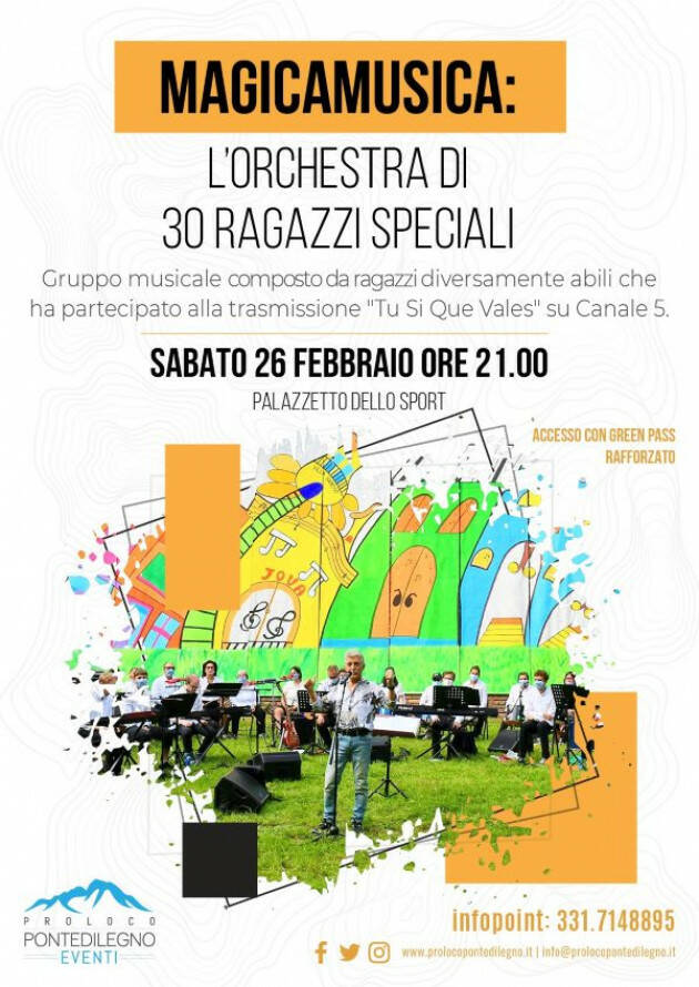 MagicaMusica, note ed inclusione in trasferta a Ponte di Legno sabato 26