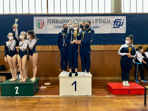 GINNASTICA: VITTORIA A GHEDI PER LE LEONESSE DELLA SOCIETÀ CASTELLEONESE