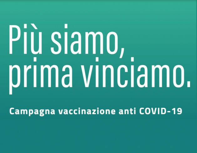 VACCINI - ANCORA UN WEEKEND CON ACCESSO LIBERO PER TUTTE LE FASCE D’ETÀ