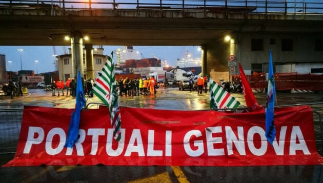 Guerra in Ucraina: oggi i portuali di Genova si fermano 1 ora