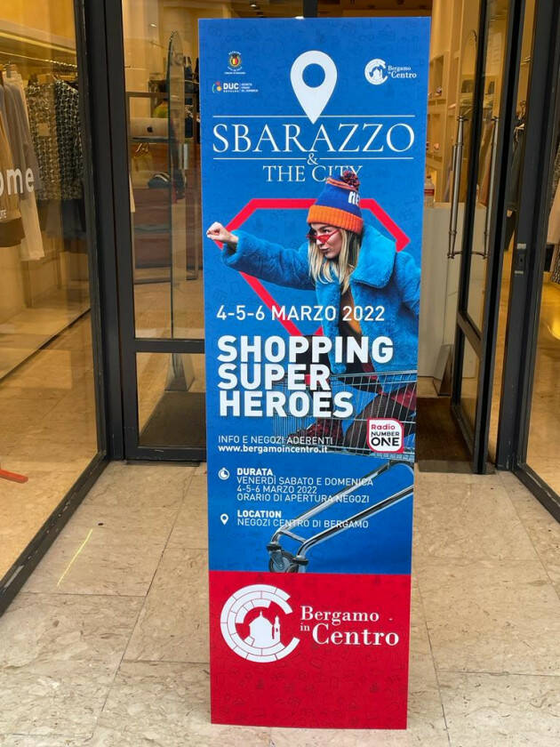 BERGAMO: Il 4, 5 e il 6 marzo torna lo Sbarazzo dei negozi del centro