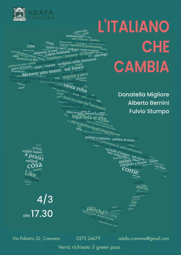  ''L'italiano che cambia''
