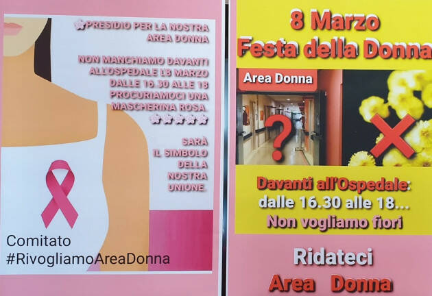Area Donna  8 Marzo presidio  HOSP !6-18 |  Paola Tacchini (Cremona)